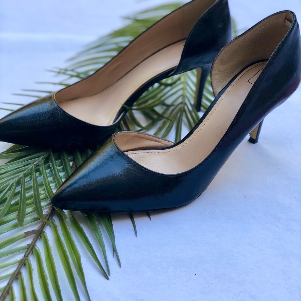 14th & Union, Black Leather Heels